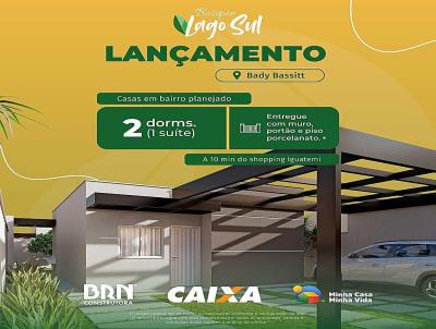 Casa para Venda, em Bady Bassitt, bairro Bosque Lago Sul, 2 dormit�rios, 2 banheiros, 1 su�te