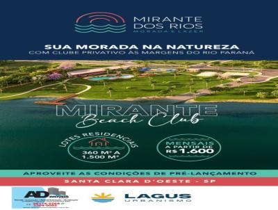 Terreno em Condom�nio para Venda, em Santa Clara D`Oeste, bairro MIRANTE DOS RIOS